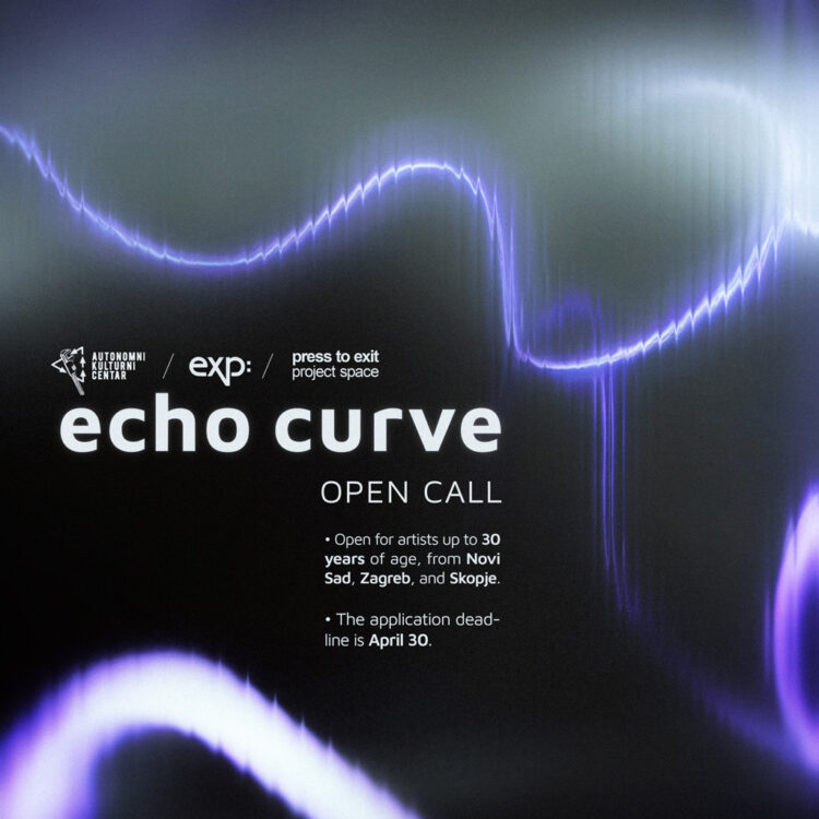 Уште неколку дена трае отворениот повик за млади уметници „ECHO CURVE“
